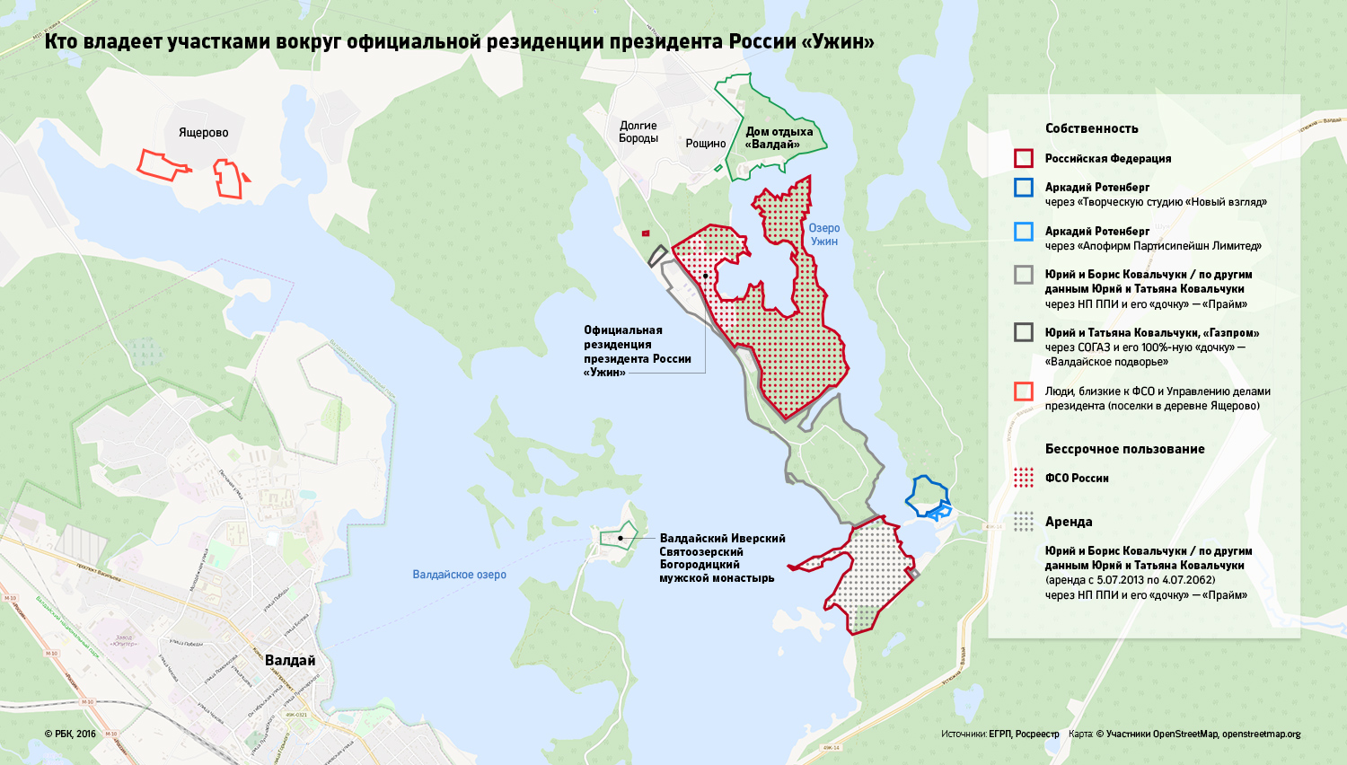 Озеро Валдай на карте России - информация, фото, отзывы
